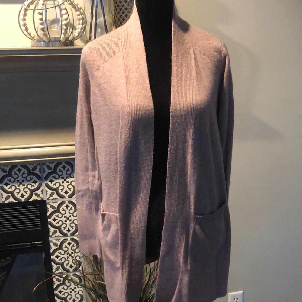 Mossimo cardigan sweater, dusty rose, size M.